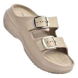 CLOUDKICKS Glamour Sandals for Women & Girls | Extra Soft Anti-Slip EVA Lightweight Footwear | Stylish & Comfortable Ladies Chappals for Daily Use, Home, Travel & Casual Outings