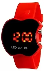 Muskan Watches Unique Stylish LED Acttractive Collection Wristwatch,Boys Causal Classic RED Colour for Kids Cut Look