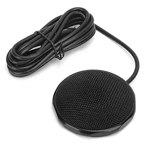 Sutinna Computer Desktop Mic, Metal Portable Plug and Play Conference USB Microphone Recording for Chatting for Broadcasting for Online Meeting/Class