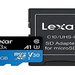 Lexar 633x microSDHC/XC UHS-I wAdapter, 64GB