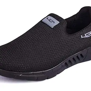 LANCER Men's ACTIVE-66BLK-41 Black Sports Walking Shoes (7 UK)