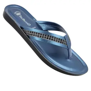 WALKAROO Sandals For Womens|Light Weight and Comfortable|Stylish and Soft Cushion|WL7170 - Blue