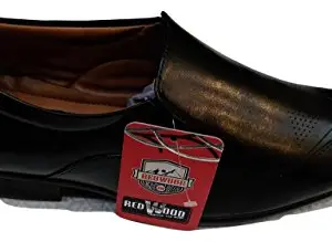Sehgal's Redwood Plainmocation, Men's Formal Shoes Black Size 7 No.