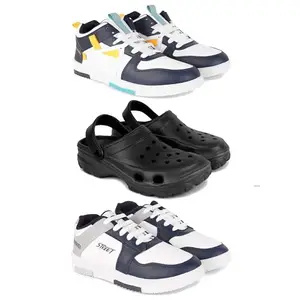 Men's Sports Shoes | Lightweight Stylish & Easy to Wear for Men'sGR-(3-Combo)-1074-3123-1075-6 Multicolor