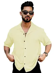 Men's Trendsetting Stylish Shirt Design No_shirt26_L Beige