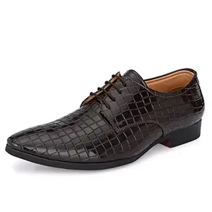 Centrino Brown Formal Shoe for Mens 8252-1