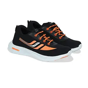 JACKPRO Running Walking Sport Casual Outdoor Shoes for Boys and Men (Black 3, Numeric_10)