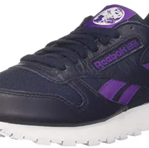 Reebok Classics Men's CL LTHR VECNAV/REGPRP/White Running Shoe (FX2281) - VECNAV/REGPRP/White - 9 UK - 9 UK - VECNAV/REGPRP/White - 9 UK (10 US)