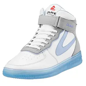 Duke Mens Wear Laceups Shoes White