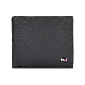 Tommy Hilfiger Black + Pastel Blue Men's Wallet (TH/CANBERRAGCW0124)