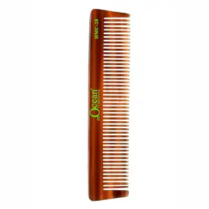 Ocean Professional HMC 20 Pocket Comb – 4-Inch Handmade Cellulose Acetate Comb with Fine Teeth – Anti-Static Mini Hair Comb for Gentle Grooming – Travel-Friendly for Men & Women