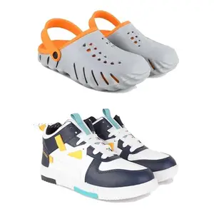 DRACKFOOT Men's Stylish Casual Shoes | Comfortable & Trendy Daily WearPremium Casual Shoes for MenGR-SPO-(2-Combo)-3150-1074-8 Multicolor