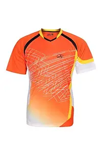 Vector X VRS-007 Half Sleeves Men's T-Shirt (Orange) (S)