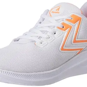 Aqualite Men Sharp Shoes, White/Orange, 6 UK/India