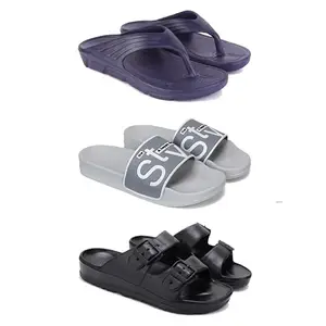 Men's Sandals | Lightweight Wear| Stylish & Easy to Wear For Men's GRP-SAN-(3-COMBO)-3153-1589-3115-10