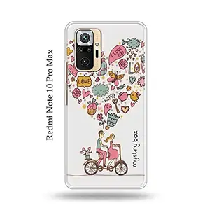 The Little Shop The Little Shop Designer Printed Soft Silicon Back Cover for Redmi Note 10 Pro Max (Key 2 Luv)