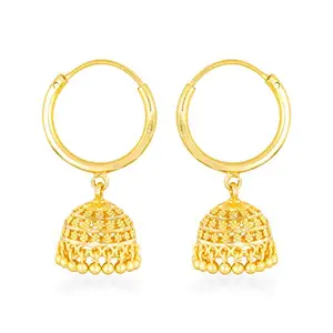 VFJ VIGHNAHARTA FASHION JEWELLERY Gold Plated alloy jhumka Bali Earring valentine day gift valentineday gift for her gift for him gift for women gift for men love gift gifts ValentinesDay2023 for Women