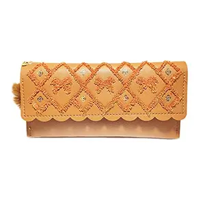 Soft Leather Women's Purse Hand Wallet Hand Clutch Coin Card Slot Zip Handbag
