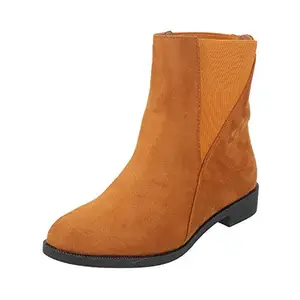 Metro Women Tan Synthetic Boots (31-9441-23-40) Size (7 UK/India (40EU))