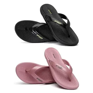 AIRSON COMBO-2-AL-6 Slipper for Women | Orthopedic, Diabetic, Pregnancy | Soft Doctor Anti-Skid Slipper for Women |Slides, Flip-Flops, Slippers, Chappals | For Ladies and Girls
