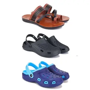 Men's Sandals | Lightweight Wear| Stylish & Easy to Wear For Men's PCV-SAN-(3-COMBO)-3151-3146-3019-10