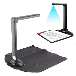 GOWENIC USB Document Camera, 10MP Document Camera with Auto Correction, A3 A4 Size, LED Lights, for Documents, ID Cards, Notes, Pictures