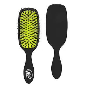 Wet Brush Shine Enhancer Hair Brush - Black - Exclusive Ultra-soft IntelliFlex Bristles - Natural Boar Bristles Leave Hair Shiny And Smooth For All Hair Types - For Women, Men, Wet And Dry Hair