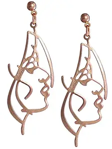 Alysa Stylish Gold Plating Earring For Women & Girls Brass Drops & Danglers (Pack of 1)