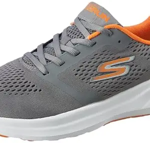 Skechers Mens GO Run Pure 2 Grey Orange Running Shoes