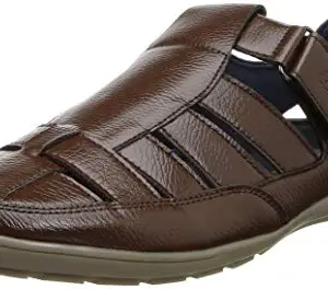 Bata Mens Boss-Grass Brown Sandals