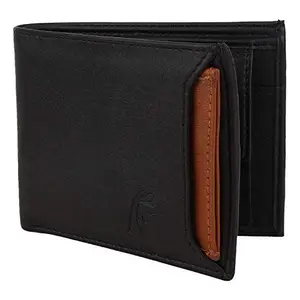 ROSSET Black Men's Wallet-Men's Wallet- Men's Wallet- Stylish Men's Wallet- Attractive Men's Wallet