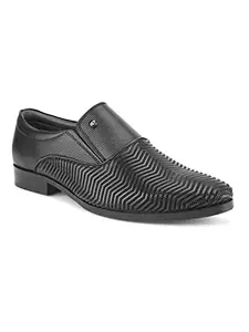 pelle albero Black Formal Moccassins for Men (PA-SF-F10633)