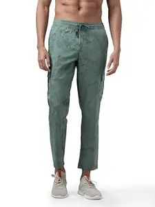 TECHNOSPORT Men's Straight Fit Active Sports Cargo Track Pant with Ts Lytra