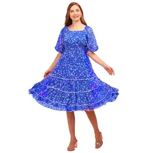 Globus Women Dresses (3641825003_Blue_L)
