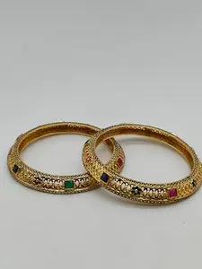 gold plated bangels (2.6)