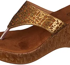 Inc.5 Women's Casual Slip-On Sandal (Ant Gold)