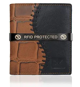 AL FASCINO RFID Protected Genuine Make In India Leather Wallet For Men