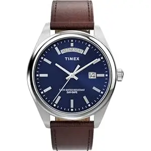 TIMEX Legacy Analog Watch for Men with Round Dial & Water Resistant Man's Wrist Watches