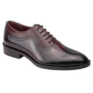 Harrykson London Men's Barkley Brown Leather Formal Shoe - 10UK