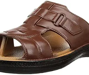 Bata Men's Slip-on Sandal - BROWN (8 UK) (8724747)