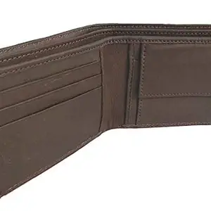 Forever99 Men's Pure Leather Wallet Medium Size Brown