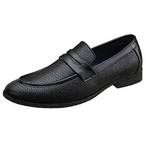 Duke Men Formal Pull-on Style Black
