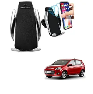 Kozdiko Car Wireless Car Charger with Infrared Sensor Smart Phone Holder Charger 10W Car Sensor Wireless for Fiat Palio