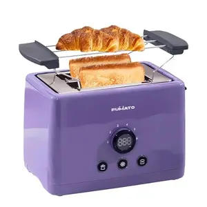 Gleevers X Fumato Pop up Toaster 2 Slice (Purple Haze, 1000 W) | 1 yr Warranty | Appliances for Wedding Gift for Couples | House Warming Gift for New Home