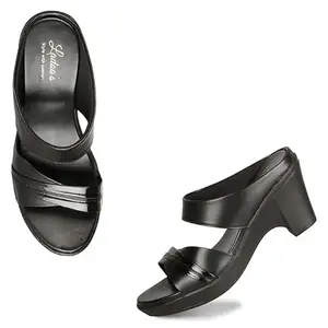 DALEEP Women Black Flats Sandal