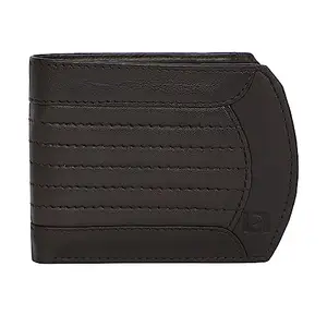 J.K LEATHERS Genuine Leather Men's Wallet (Black) Casual, Ethnic, Formal, Travel, Trendy Black Artificial Leather Wallet (8 Card Slots)