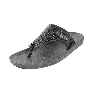 Mochi Mens Synthetic Black Slippers (Size (6 UK (40 EU))