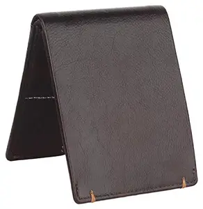 Vihaan Men Brown Pure Leather Wallet 8 Card Slot 2 Note Compartment