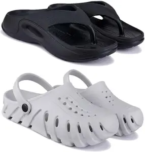 BERSACHE Men Clogs with Regular wear | Ultra Soft & Flexibility Technology Multicolor