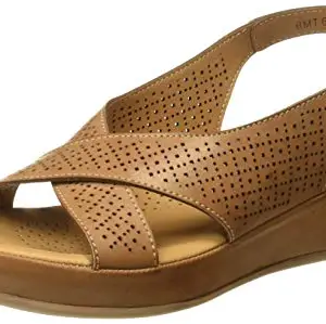 Liberty HEALERS Women's BMT-6 Tan Fashion Sandals - 40(5004663166400)